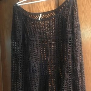 Free People Navy sweater